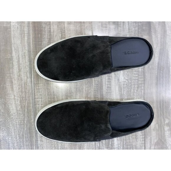 Vince Warren Platform Sneaker Black Suede Garvey-2 Sneaker Size 7,5 - Picture 6 of 8